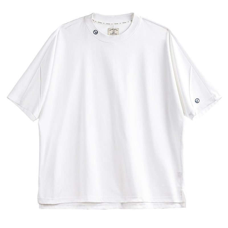 云雾白速干透气短袖T恤 廓形打底 细节图1